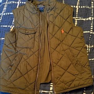 Polo by Ralph Lauren Brown Quilted Vest